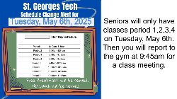schedule